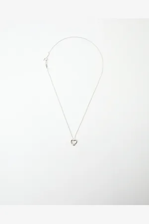 Tiffany & Co. Open Heart 925 2.1g Necklace