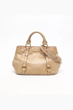 Miu Miu Vitello Shine Tote Bag