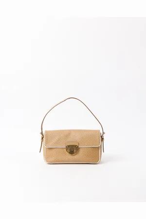 Prada Saffiano Perforated Baguette Bag