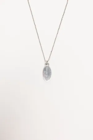 Tiffany & Co. Return to Tiffany Oval Tag Necklace