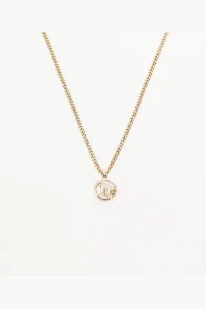 Dior Diorissimo Logo Necklace