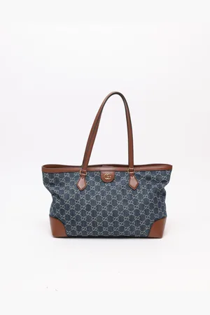 Gucci GG Denim Tote Bag