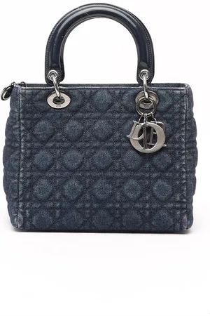 Dior Medium Denim Lady Dior Bag