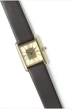 Cartier Tank Vermeil 21mm Ref 366001 Watch