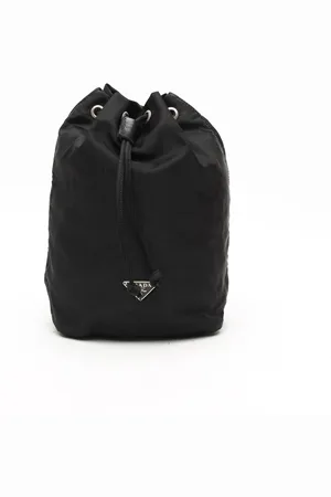 Prada Nylon Drawstring Bag Pouch