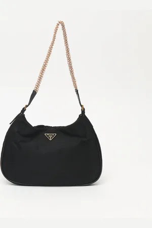 Prada Tessuto Chain Hobo Bag