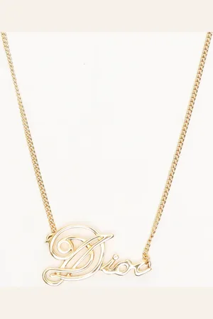 Dior Script Logo Necklace