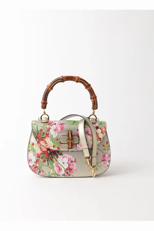 Gucci Bamboo Blooms Medium Top Handle Bag