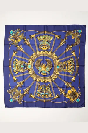 Hermès HERMÈS Carré Scarab 90 Silk Scarf