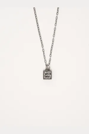 Gucci Interlocking G Arabesque Cube Necklace