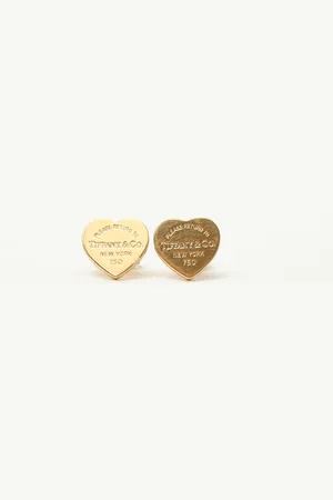 Tiffany & Co. Return To Sender Mini Heart Yellow Earrings