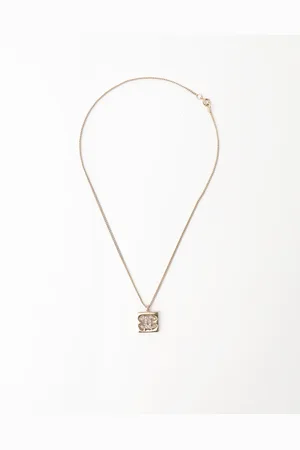 CHANEL CC Rhinestone Necklace