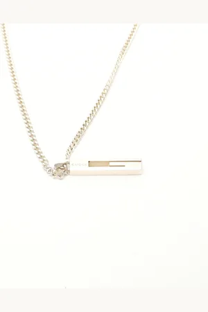 Gucci G Square Bar Necklace