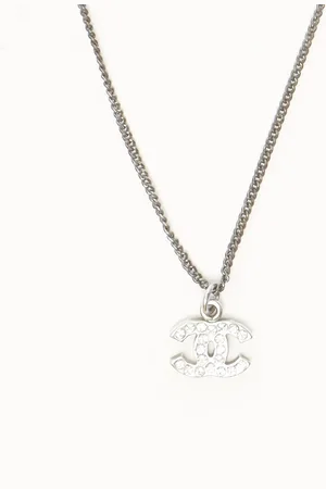 CHANEL Coco Mark Rhinestone Necklace