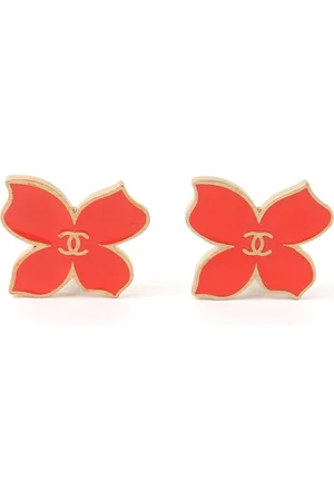 CHANEL Butterfly CC Earrings