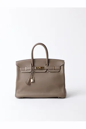 Hermès HERMÈS Birkin 35 Etoupe Clemence Handbag