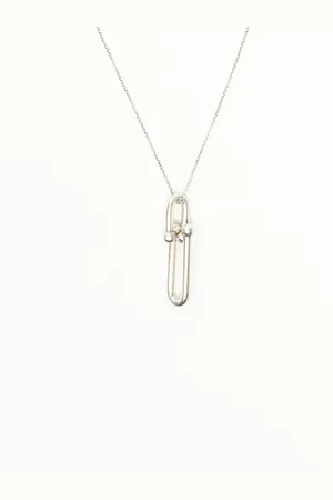 Tiffany & Co. Elongated Link Pendant in Sterling