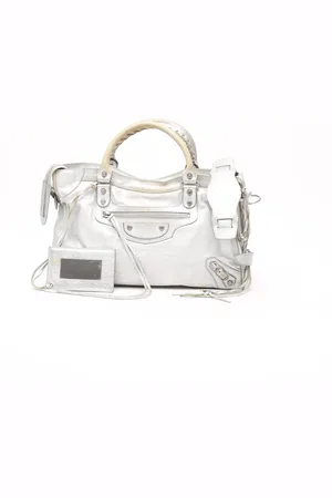 Balenciaga Classic Metallic Motocross City Bag