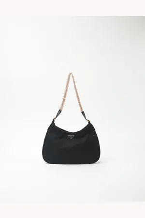 Prada Tessuto Chain Hobo Bag