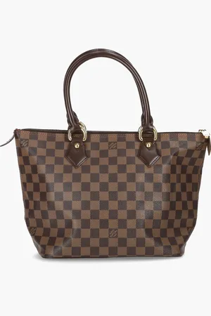 LOUIS VUITTON Damier Ebene Saleya PM Handbag