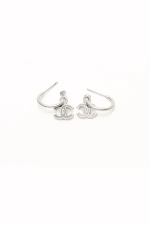 CHANEL Coco Mark Swing Earrings