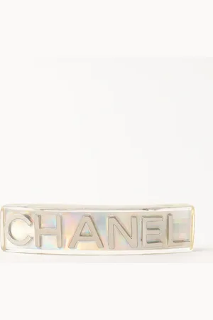 CHANEL Barrette Logo Hair Clip