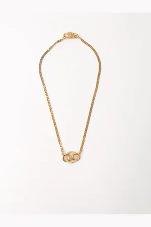 Céline CELINE Macadam Rhinestone Necklace