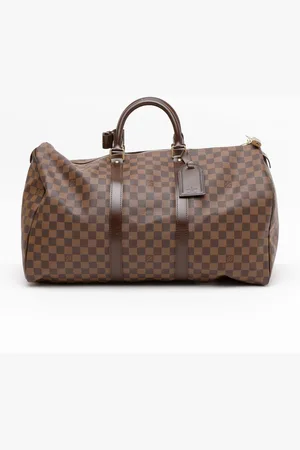 LOUIS VUITTON Damier Ebebe Keepall 50 Weekend Bag