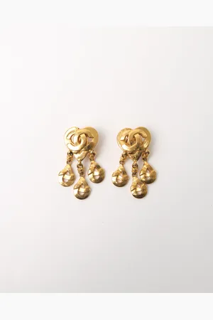 CHANEL Fringe Earrings