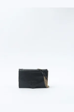 CHANEL Leather CC Chain Shoulder Bag