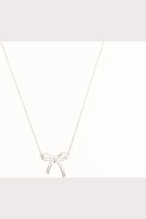 Tiffany & Co. Bow Ribbon Pendant Necklace