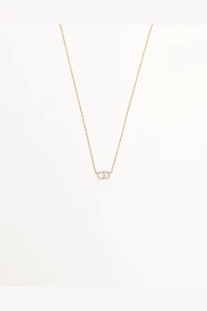 Dior Petit CD Strasssteine Halskette