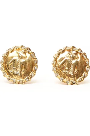 CHANEL Mademoiselle Strasssteine Ohrclips