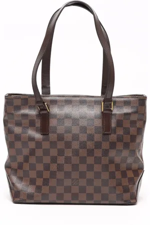 LOUIS VUITTON Damier Ebene Cabas Piano Tote Bag