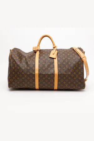 LOUIS VUITTON Monogram Keepall Bandoulière 60 Weekend Bag