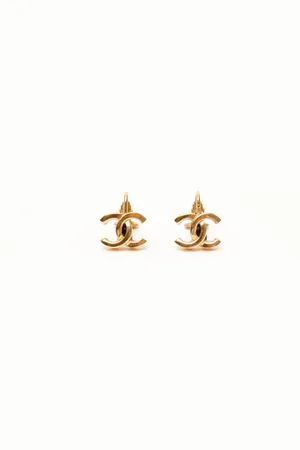 CHANEL Coco Mark Hook Earrings