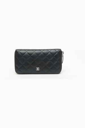 CHANEL Classic CC Zip Around Wallet