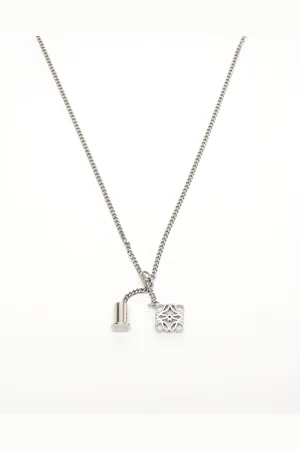 Loewe Anagram Charm Necklace