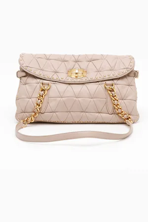 Miu Miu Matelassé Chain Stud Bag