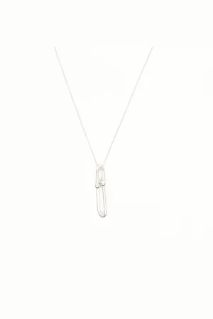 Tiffany & Co. HardWear Elongated Link Pendant in Sterling Necklace