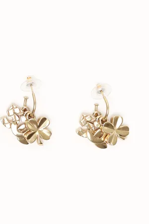 CHANEL Coco Mark Dangling Earrings
