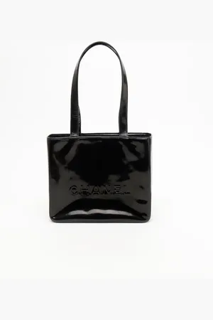 CHANEL CC Patent Tote Bag