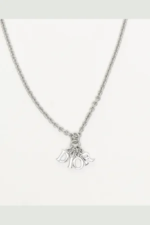 Dior Logo Charm Necklace