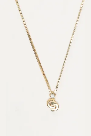 Dior CD Strasssteine Halskette