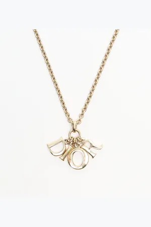 Dior Logo Charm Necklace