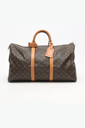 LOUIS VUITTON Monogram Keepall 50 Weekend Bag