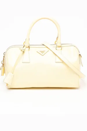 Prada Saffiano Vernice Bauletto Bag
