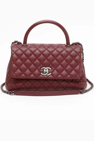 CHANEL Small Caviar Top Handle Bag