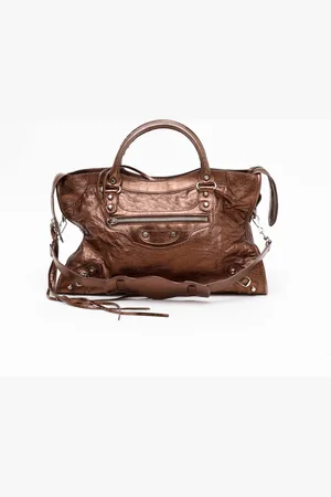 Balenciaga Classic Metallic Motocross City Bag