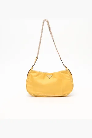 Prada Tessuto Chain Shoulder Bag